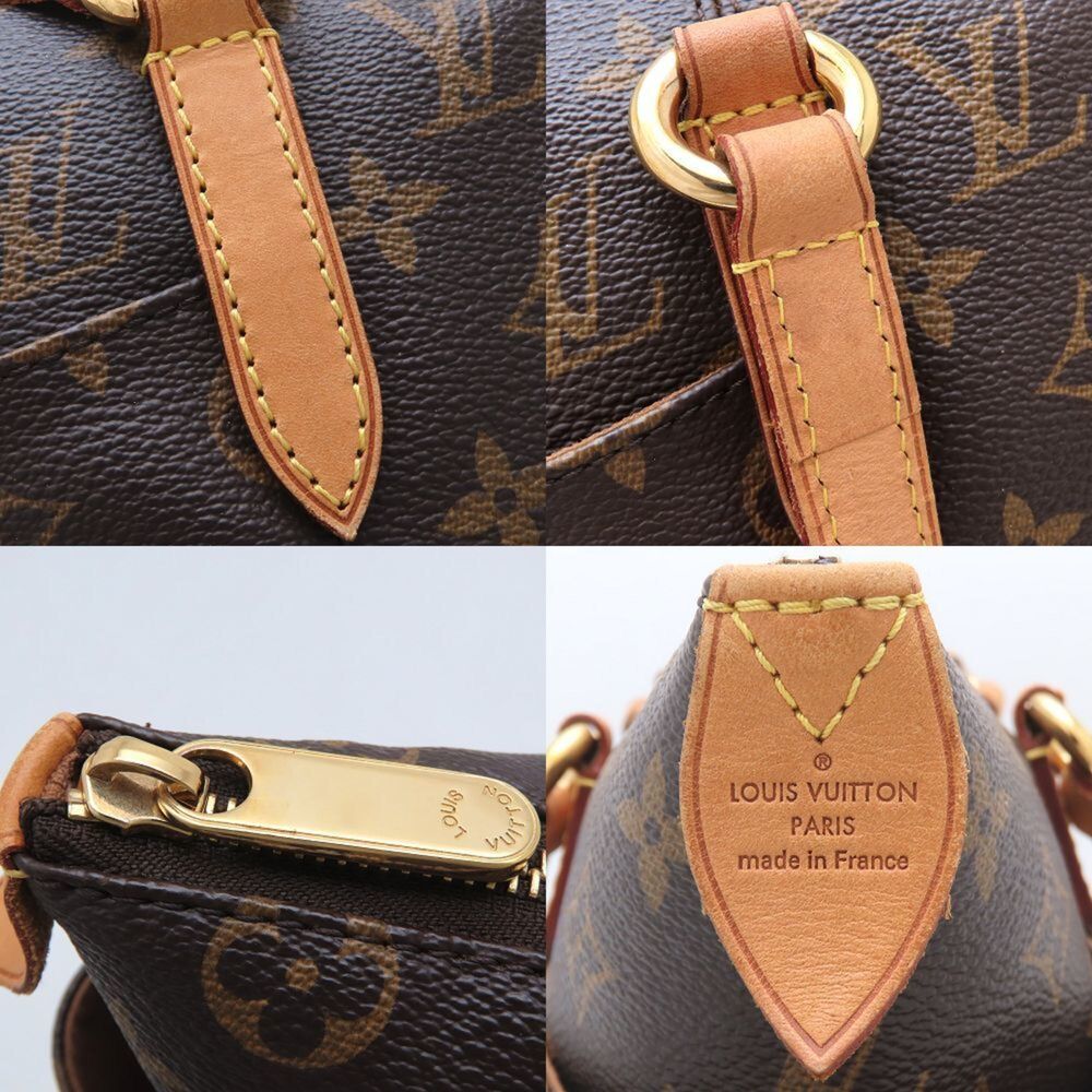 LOUIS VUITTON Authentic Brown Monogram Tote Bag - Picture 4 of 9